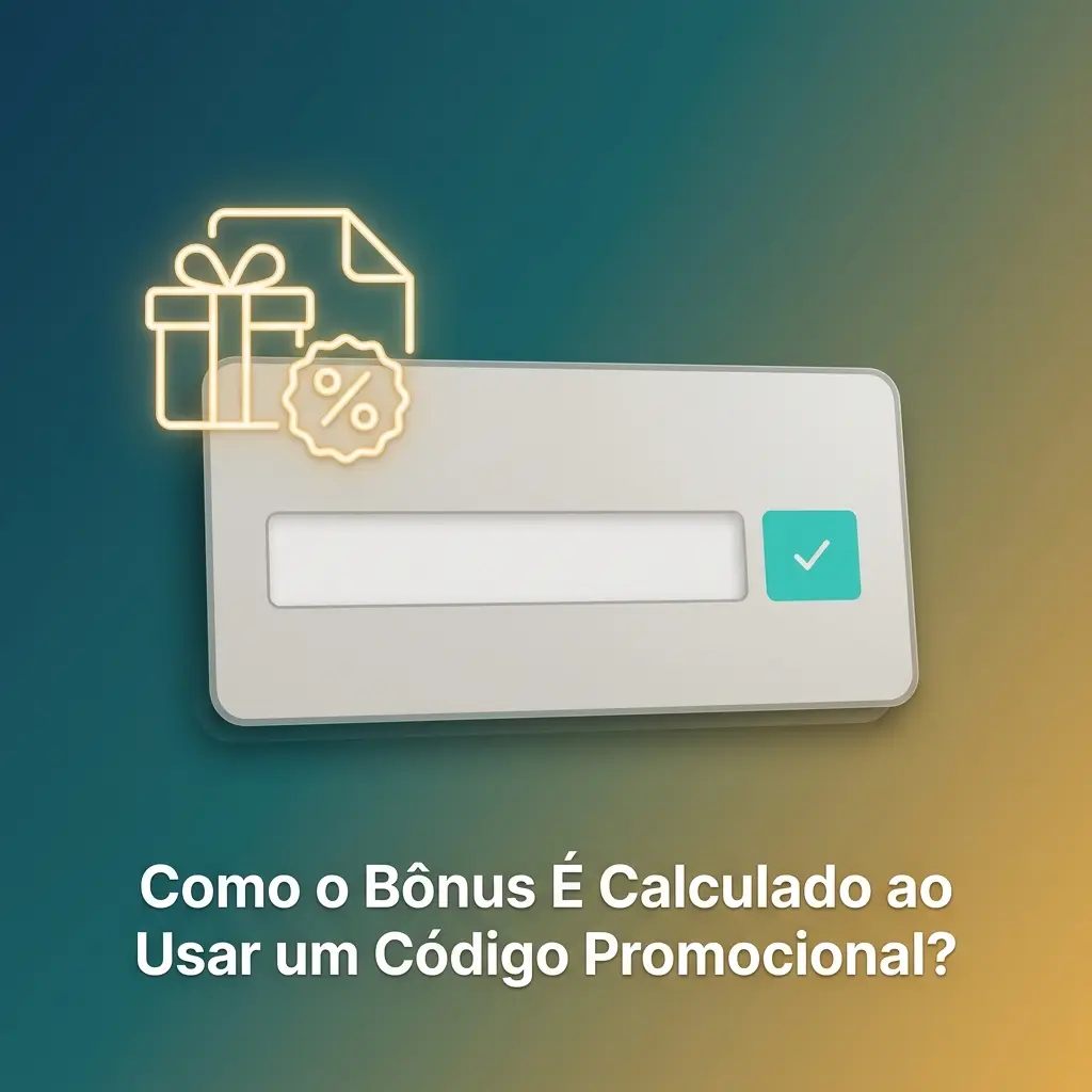 Cálculo de bônus com código promocional em cassinos: porcentagem do depósito com limite máximo definido
