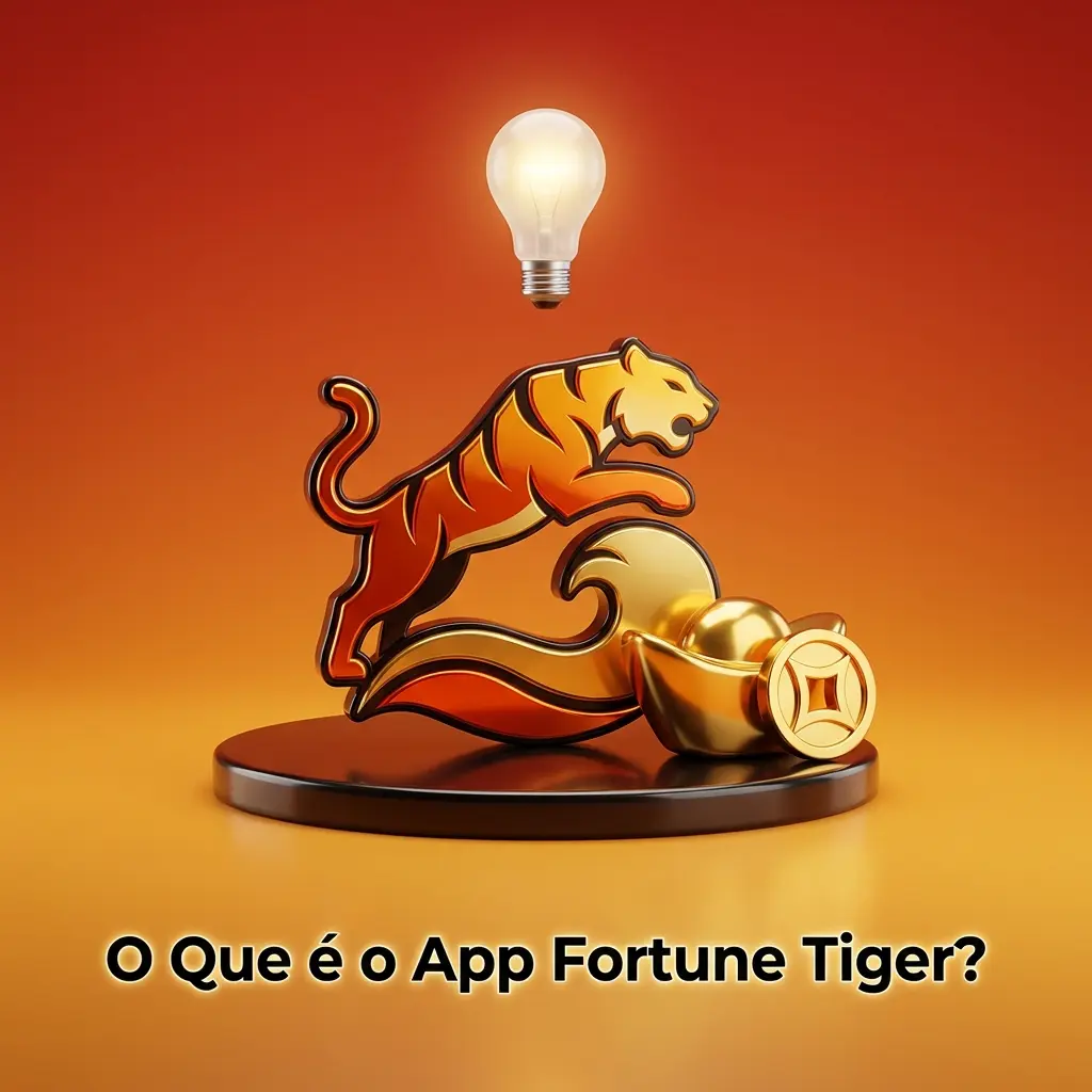 Tela do app de cassino online com o jogo Fortune Tiger disponível para Android e iOS