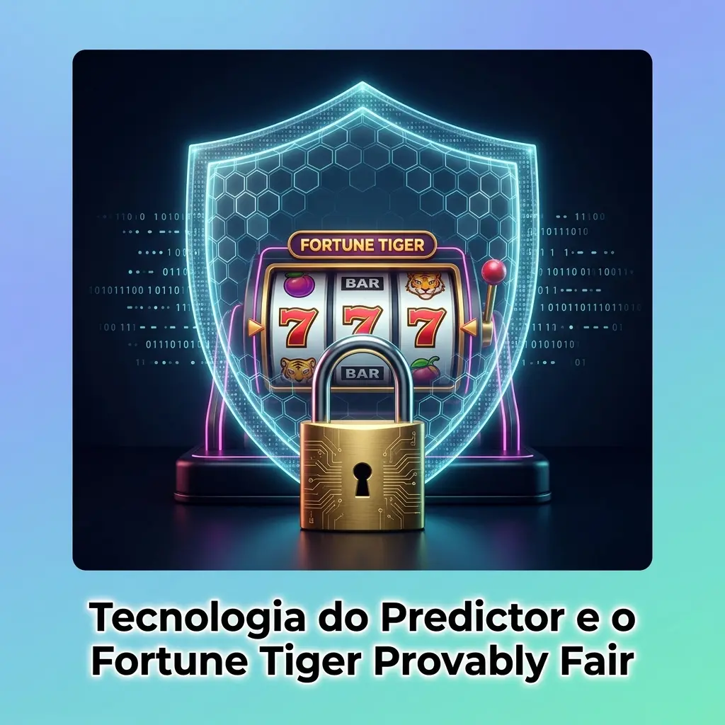 Tecnologia RNG do Fortune Tiger e sistema Provably Fair garantindo resultados aleatórios e auditados independentemente