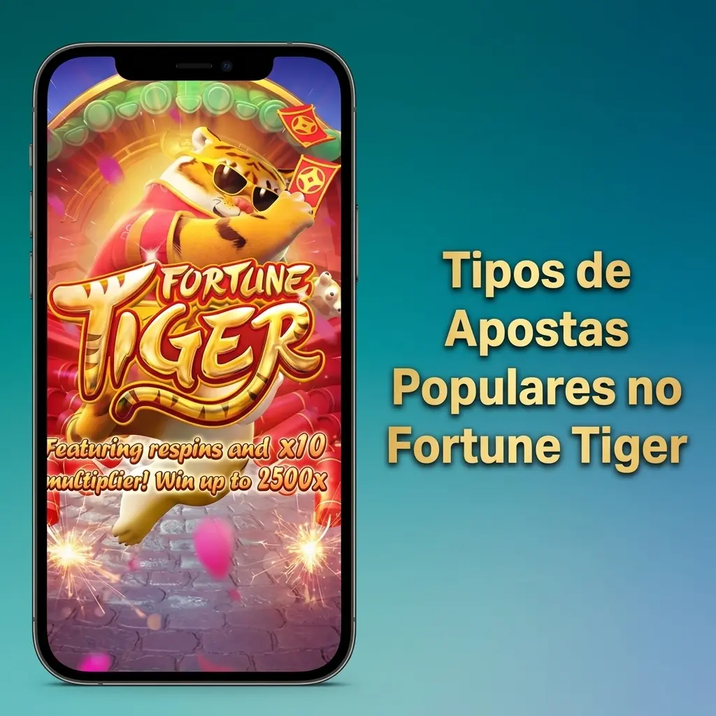 Tipos de apostas populares no Fortune Tiger com opções de giro automático e apostas por rodada