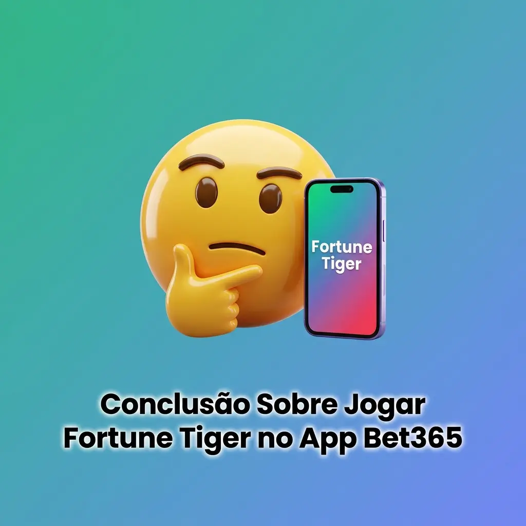 Conclusão sobre jogar Fortune Tiger no app Bet365 com PIX, RTP 96,81% e suporte em português no Brasil